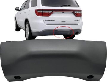 DODGE DURANGO 16- ZADNÍ ČERNÁ ZÁSLEPKA HÁK