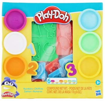 PLAYDOH ciastolina zestaw kreatywny CYFRY