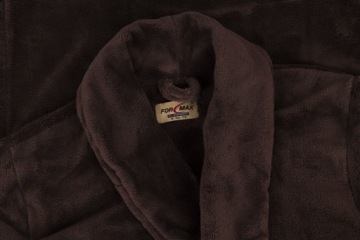 SZLAFROK MĘSKI BRĄZOWY GRUBY MIĘSISTY XXL A103