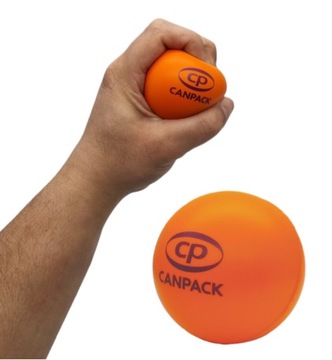 5 x PIŁECZKA ANTYSTRESOWA PIŁKA REHABILITACYJNA KULKA SKACZĄCA GNIOTEK 62mm