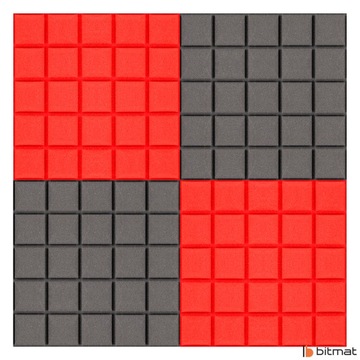 Акустические пенопласты для игровой комнаты, акустическое эхо и реверберация на стене