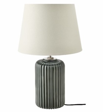 IKEA SNOBYAR LAMPA STOŁOWA CERAMIKA/SZARY 52cm