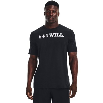 Męski t-shirt z nadrukiem Under Armour UA I Will