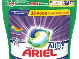 Kapsułki do prania Ariel 38 szt. NIEMIECKIE