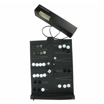 Zwijany zestaw do gry w backgammona, klasyczna plansza do gry w backgammon