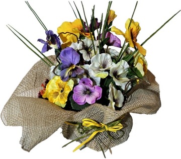 ПЛАТЬЕ на могилу, памятник, кладбище, композицию, искусственные цветы, красивые анютины глазки