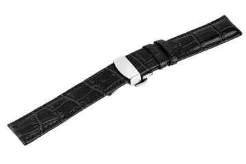 KLAMRA DO PASKA – MOTYL AUTOMAT – SREBRNA – 22 MM