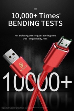 Кабель Dux Ducis USB MICRO USB красный