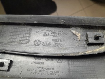 KIA OPTIMA III 2011-15 LIŠTA OKNO ZADNÍ LEVÝ PRAVÁ