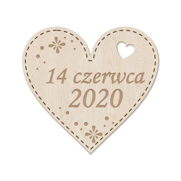 Serce dekor dziecięcy Dekorki do decoupage