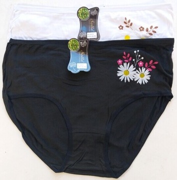 FIGI majtki DAMSKIE bambusowe 3XL/4XL ZESTAW 2 szt
