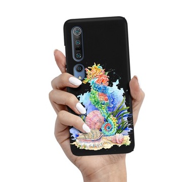 Etui Matowe Czarne do XIAOMI Mi 10 PRO Modne Wzory