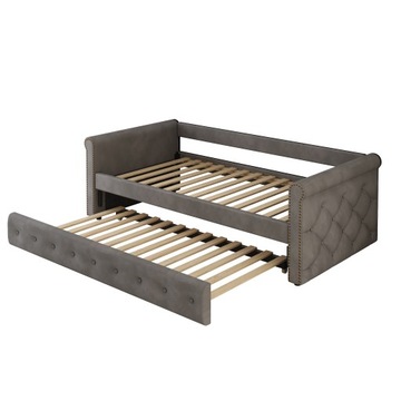ROZKŁADANA SOFA Z ŁÓŻKIEM TAPICEROWANYM 90X200 cm