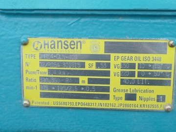 РЕДУКТОР HANSEN i=390 05-2,5 об.