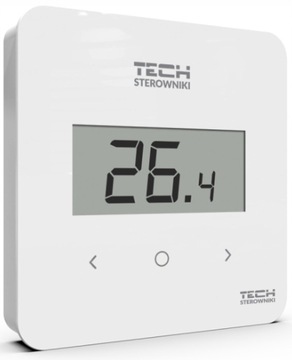 КОНТРОЛЛЕР-РЕГУЛЯТОР БЕСПРОВОДНОЙ КОМНАТНЫЙ ТЕРМОСТАТ TECH R-8B PLUS