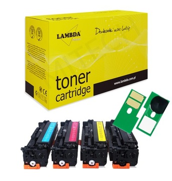 4x Toner Lambda W2030X /1 /2 /3 do HP M454 M479 + CHIPy