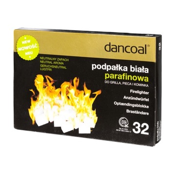 Dancoal podpałka biała parafinowa 32szt