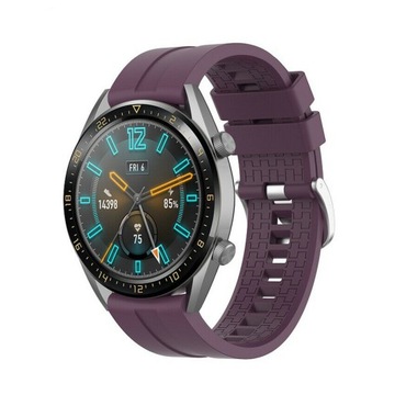 PASEK SILIKONOWY DO HUAWEI WATCH GT / GT 2 FIOLET