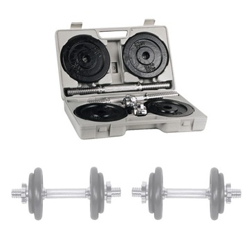 ZESTAW HANTLI 2 x 10 kg inSPORTline