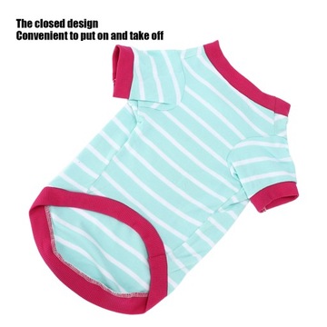 Футболка с принтом «Pet» Хлопковый полосатый принт