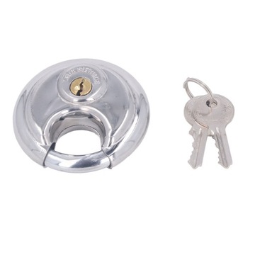 36 шт., навесной замок из нержавеющей стали 201, дисковый замок 70 мм с фитингом