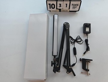 НАСТОЛЬНАЯ ЛАМПА ДВУХСВЕТОДИОДНАЯ НАСТОЛЬНАЯ ЛАМПА ДЛЯ ЧТЕНИЯ 24ВТ