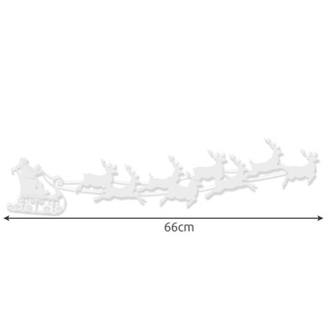 Рождественские наклейки на окна Ruhhy 22305