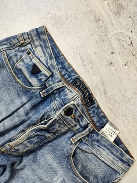 SPODNIE MĘSKIE GUESS VERMONT SLIM JEANSOWE DENIM DŻINSY r. 33