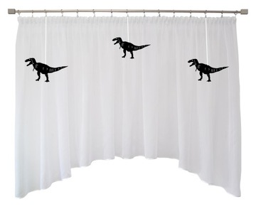 Firana DINOZAURY T-REX zawieszki KOLORY 500x145