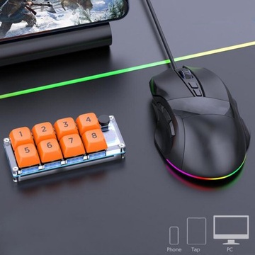 Программирование клавиатуры Macro Pad Эргономичный дизайн с USB-кабелем o