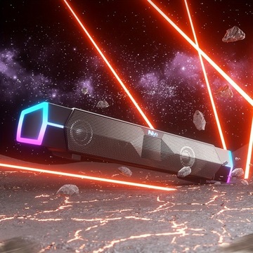 Трехмерные динамики объемного звучания, проводные двойные динамики, компьютерное spea