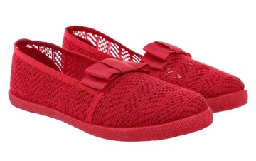 Baleriny tenisówki koronkowe buty dziecięce 6195 roz. 25