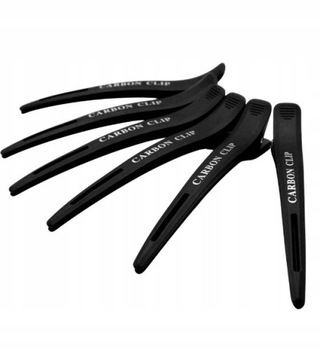 TONI&GUY KLIPSY KARBONOWE CARBON CLIP 6 SZTUK