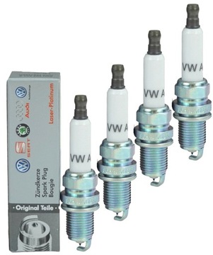 4x OE VAG ŚWIECA ZAPŁONOWA 1.8 2.0 TFSI 06H905601A AUDI SEAT SKODA VW