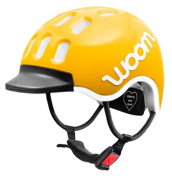 KASK ROWEROWY WOOM KIDS M 53-56 ŻÓŁTY DZIECIĘCY