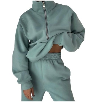 Dresy damskie bez kaptura bezbarwny rozmiar 3XL