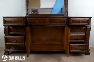 СТИЛЬНЫЙ ДЕРЕВЯННЫЙ БУМАН - БОЛЬШОЙ СУНДУК С ЗЕРКАЛОМ