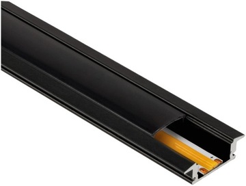 СВЕТОДИОДНЫЙ ПРОФИЛЬ ДЛЯ ЧЕРНОЙ ПОЛОСКИ + ЛАМПЫ 2М