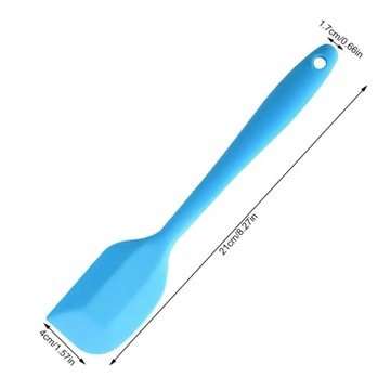 One-piece Silicone Baking Spatula Heat-Resistant Non-stick Scraper Kitchen