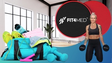KOMPLET DYSKI POŚLIZGOWE DO ĆWICZEŃ PODKŁADKI TALERZYKI SLIDE FITNESS 2 SZT