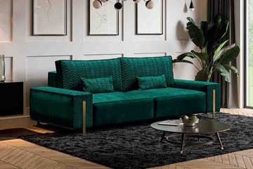 Sofa MIWA trzyosobowa zielona