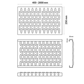 Скамейка под камин с опорой для черепицы типа LN1 100см КАШТАН