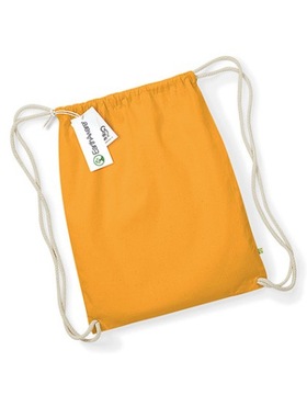 plecak worek workoplecak GRUBY bawełna 340g żółty