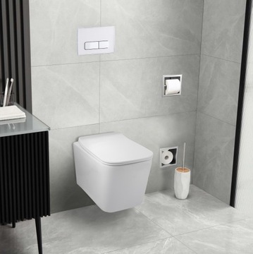 7в1 BALNEO КОМПЛЕКТ ДЛЯ УНИТАЗА ЗАПРЕЩЕННОГО МОНТАЖА, РАМКА УНИТАЗА, КНОПКА