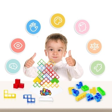 Пазл TETRIS, башня TETRA TOWER, 64 детали