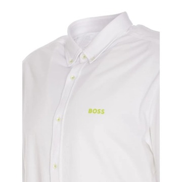 HUGO BOSS stylowa koszula regular fit WHITE L