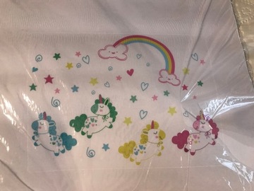 TĘCZA KUCYKI JEDNOROŻCE naklejki na ścianę