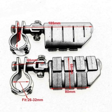 СУМКИ ДЛЯ ПРОГУЛКИ, ХРОМИРОВАННЫЕ ПОДНОЖКИ HARLEY CHOPER ДЛЯ защитных дуг