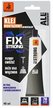 KLEJ montażowy DRAGON płynny GWÓŹDŹ FIX - 40 ml