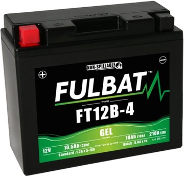 Akumulator Fulbat YT12B-4 12V 10,5Ah 210A GEL YT12